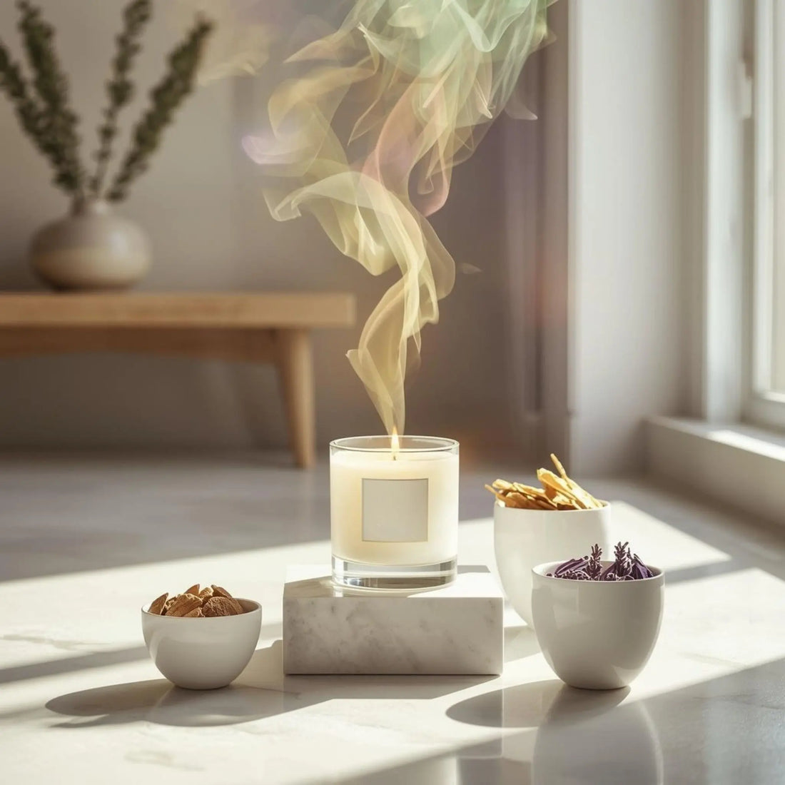 Maksimum koku yayılımı (scent throw) sağlayan, derin erime havuzlu ve doğal esanslı lüks Odrius soya mumu.