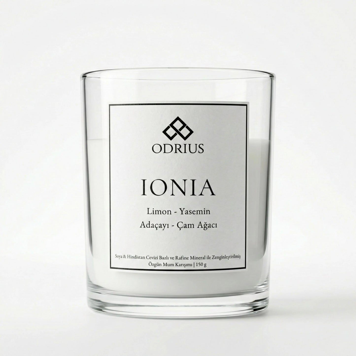 IONIA | Limon ve Adaçayı Kokulu Mum - Soya Blend