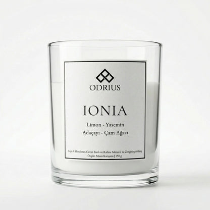 IONIA | Limon ve Adaçayı Kokulu Mum - Soya Blend