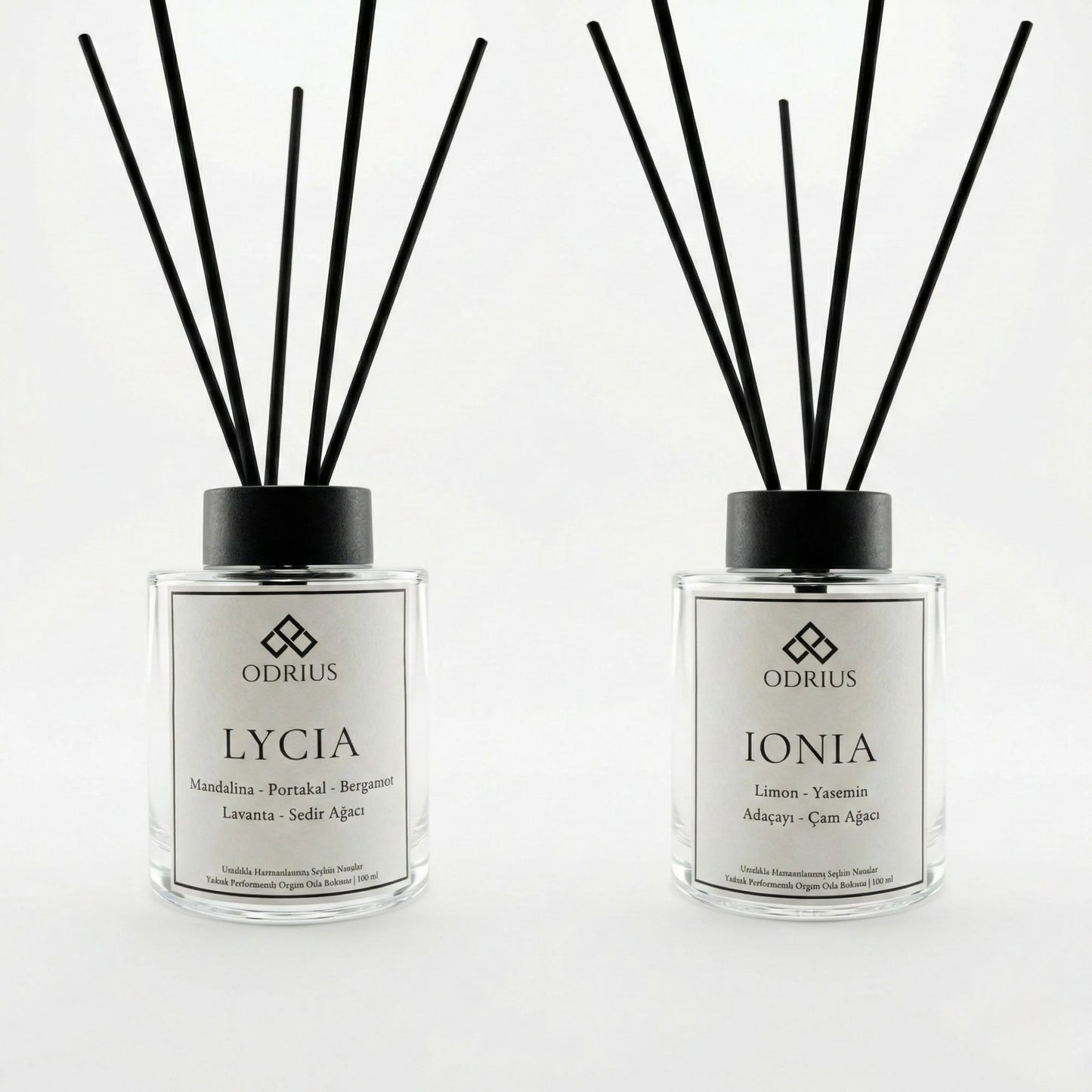 ZAMANSIZ YAZ | Narenciye ve Lavanta Çubuklu Oda Kokusu Seti - Reed Diffuser Set