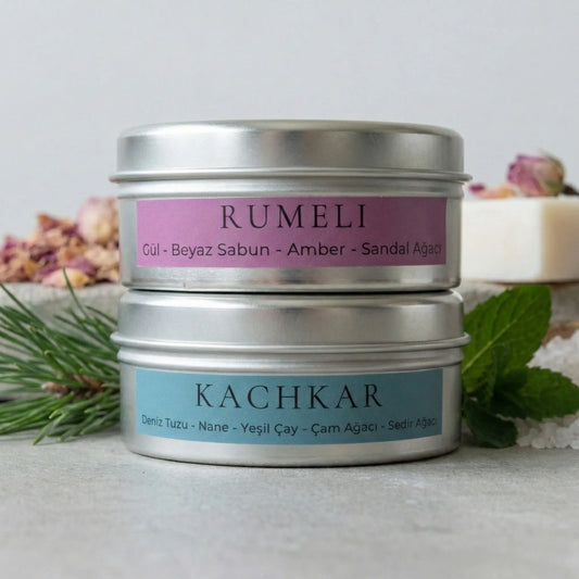 ZARİF ESİNTİ | Gül ve Çam Buhurdanlık Koku Seti - Koku Barı Seti (Wax Melt)