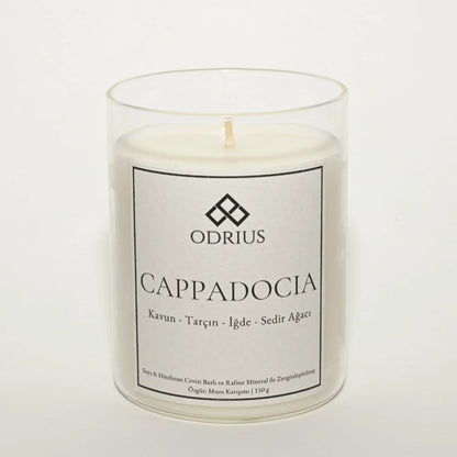 CAPPADOCIA igde tarcin kokulu mum dekoratif gorunum - mistik ve sicak atmosfer
