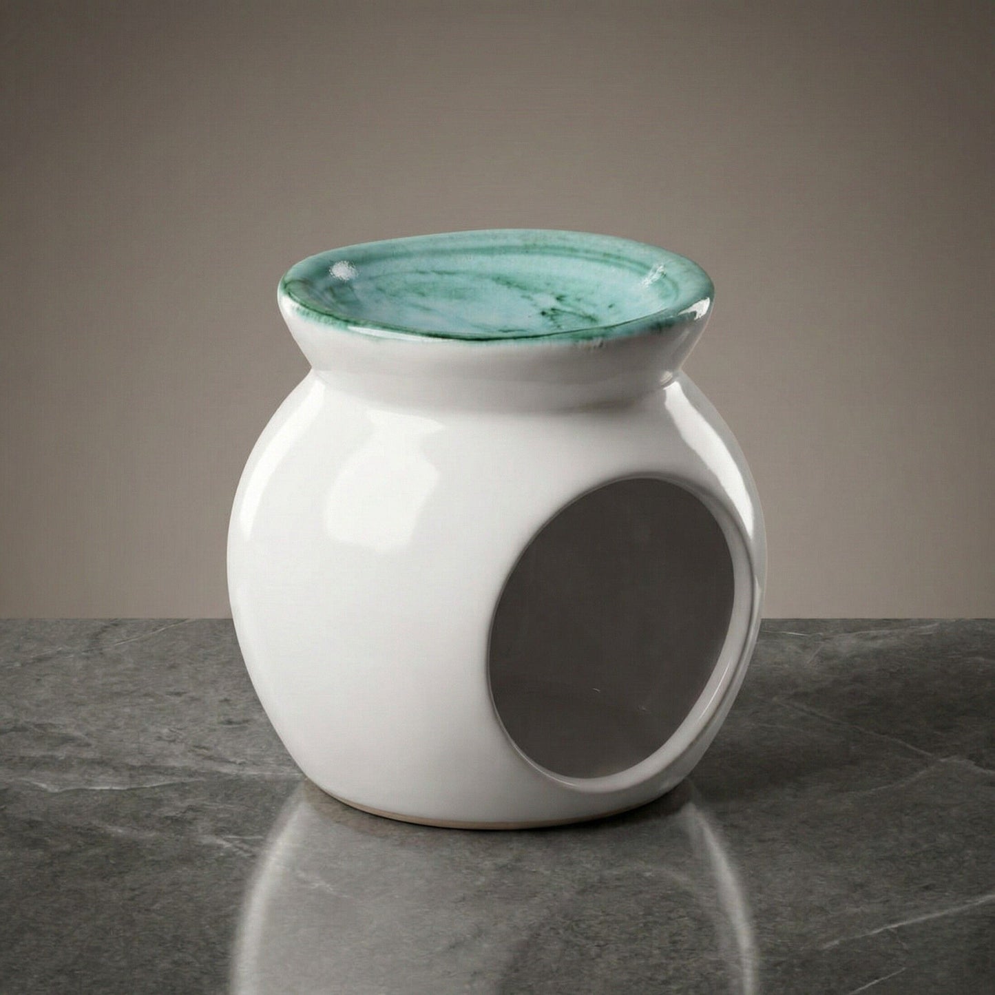 Odrius Seramik Buhurdanlık | Signature Design: Turquoise Glaze