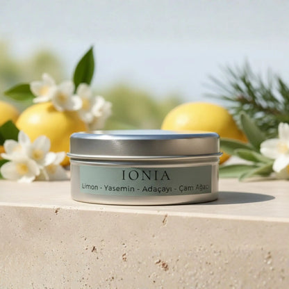 Odrius Ionia limon ve adaçayı notalı ferahlatıcı buhurdanlık kokusu koku barı wax melt