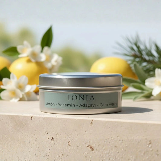 Odrius Ionia limon ve adaçayı notalı ferahlatıcı buhurdanlık kokusu koku barı wax melt