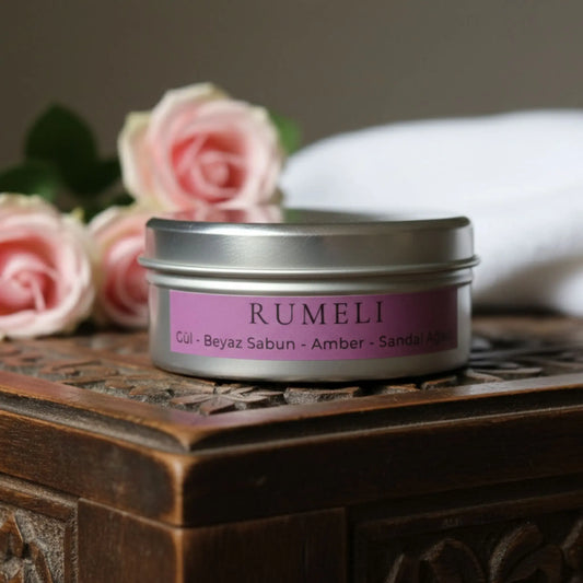 Odrius Rumeli gül ve sandal ağacı notalı nostaljik buhurdanlık kokusu koku barı wax melt