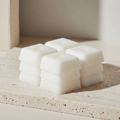 Temiz içerikli soya ve hindistan cevizi bazlı Odrius koku barı wax melt küpleri