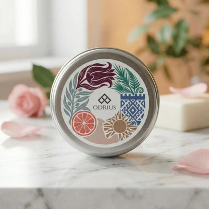 Saray bahçelerinden ilham alan gül ve kremsi sandal ağacı kokulu Odrius Rumeli soya blend koku barı
